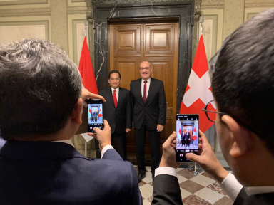 Besuch des neuen indonesischen Handelsministers Agus Suparmanto in Bern